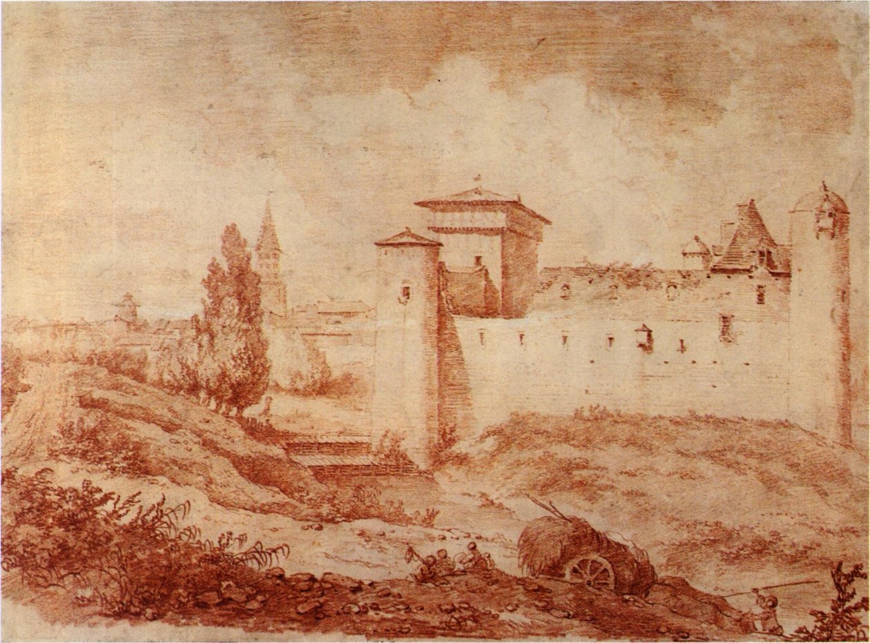 Nègrepelisse Castle near Montauban av Jean Honore Fragonard