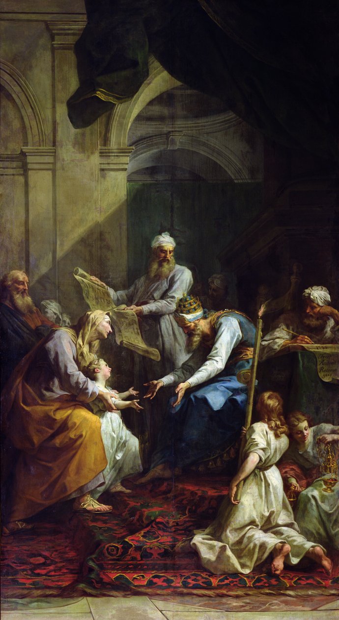 Presentation av jungfrun i templet, 1735 av Jean Bernard Restout