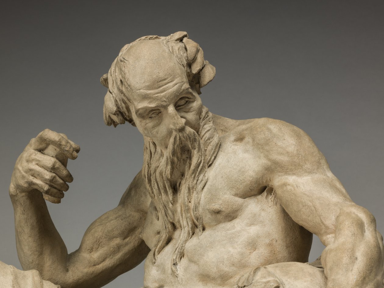 Flodguden, 1755 (terrakotta) av Jean Jacques Caffieri