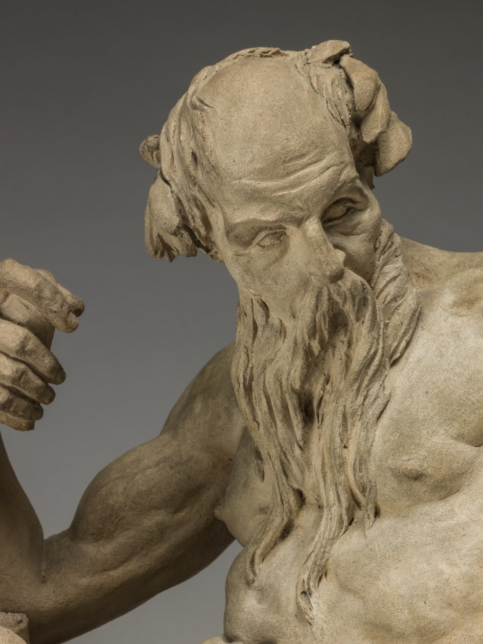 River God, 1755 (terrakotta) av Jean Jacques Caffieri
