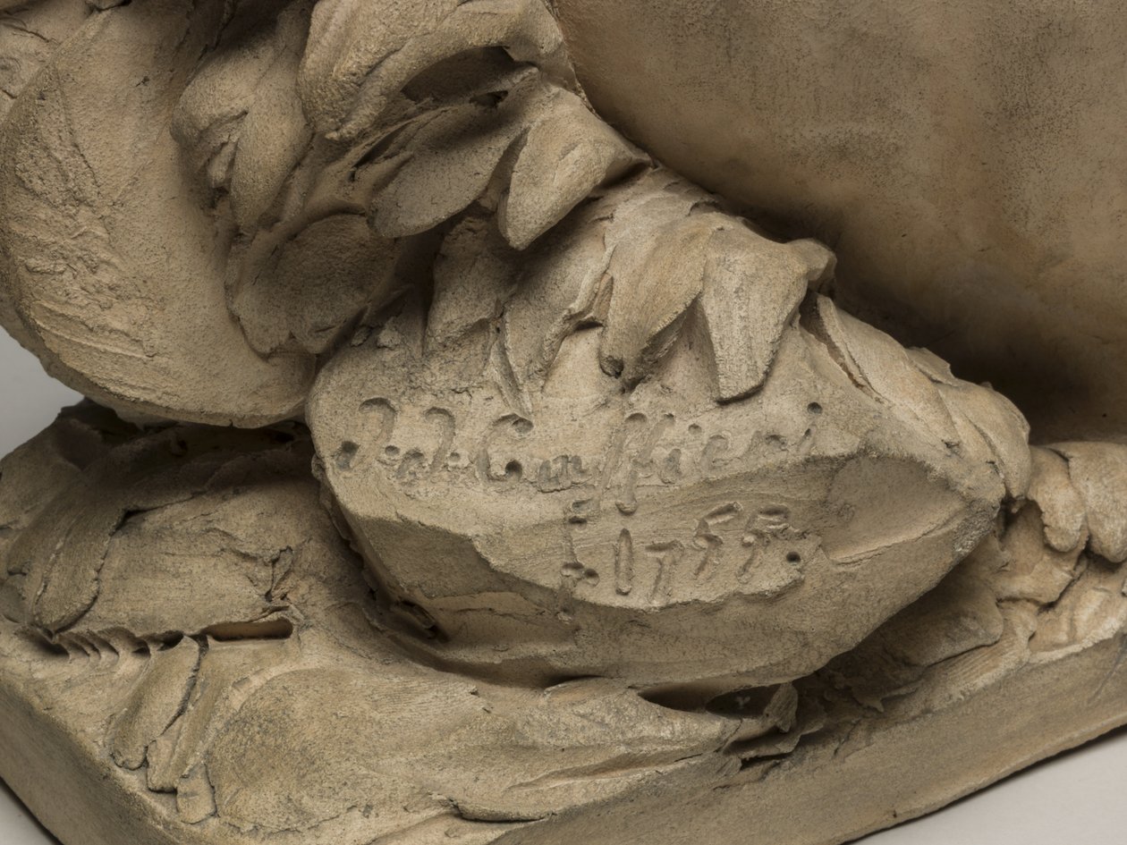 River God, 1755 (terrakotta) av Jean Jacques Caffieri