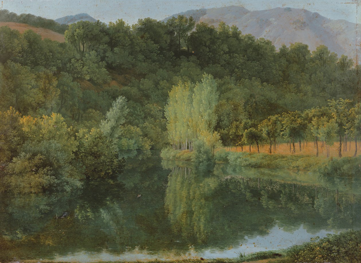 Landskap nära Neapel, 1787 av Jean Joseph Xavier Bidauld