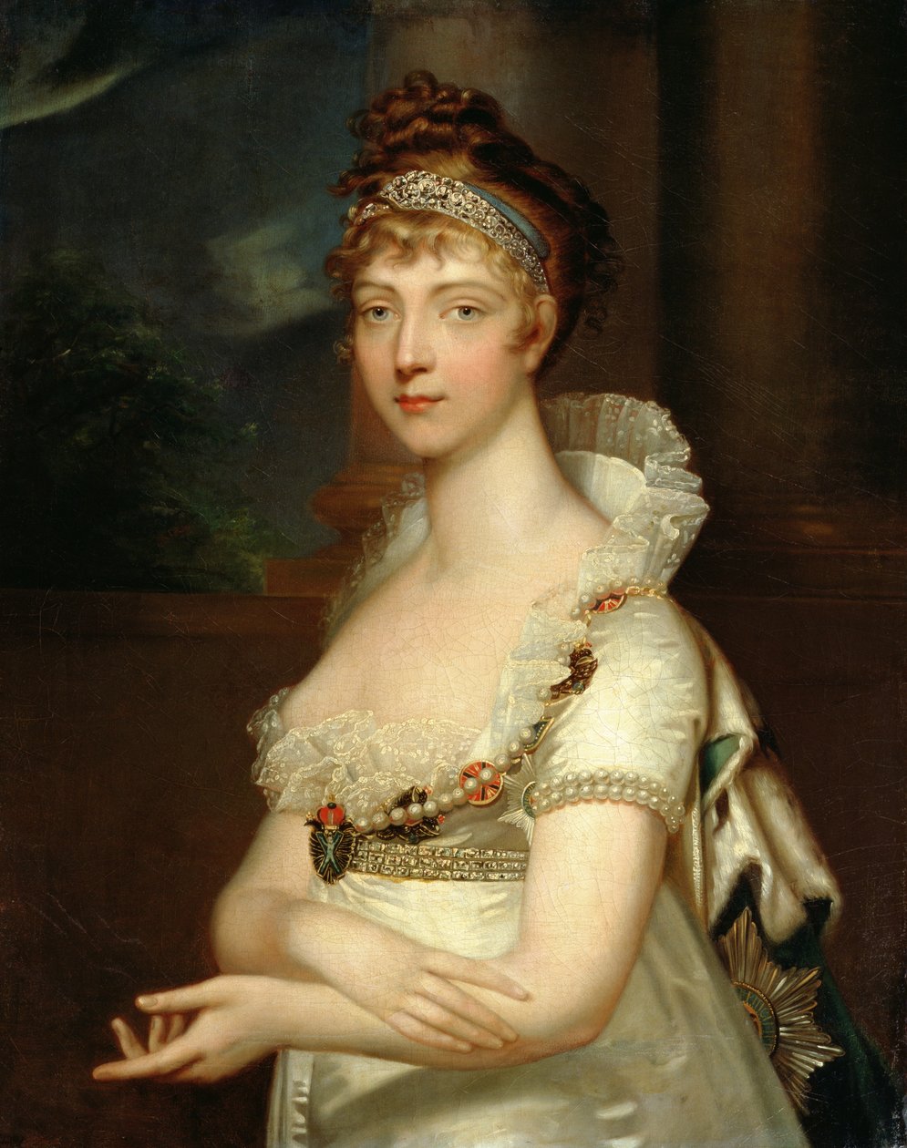 Kejsarinnan Elizabeth Alexejevna (1779-1826) av Jean Laurent Mosnier