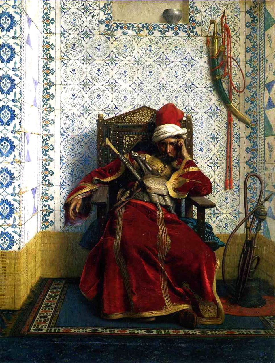 Markos Votsaris, 1874 av Jean Leon Gerome