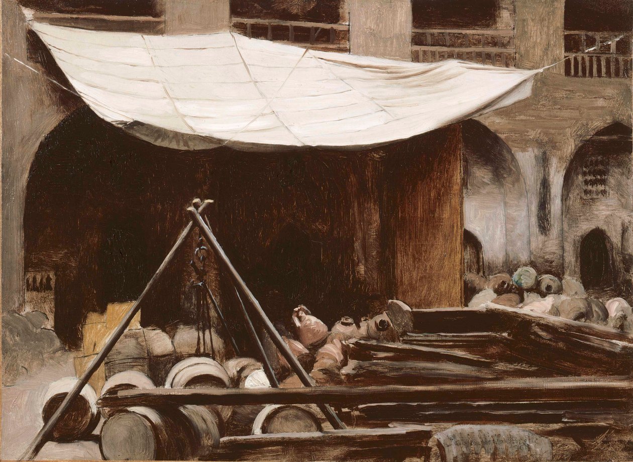 Soukarna i hjärtat av Kairo, 1861-62 av Jean Leon Gerome