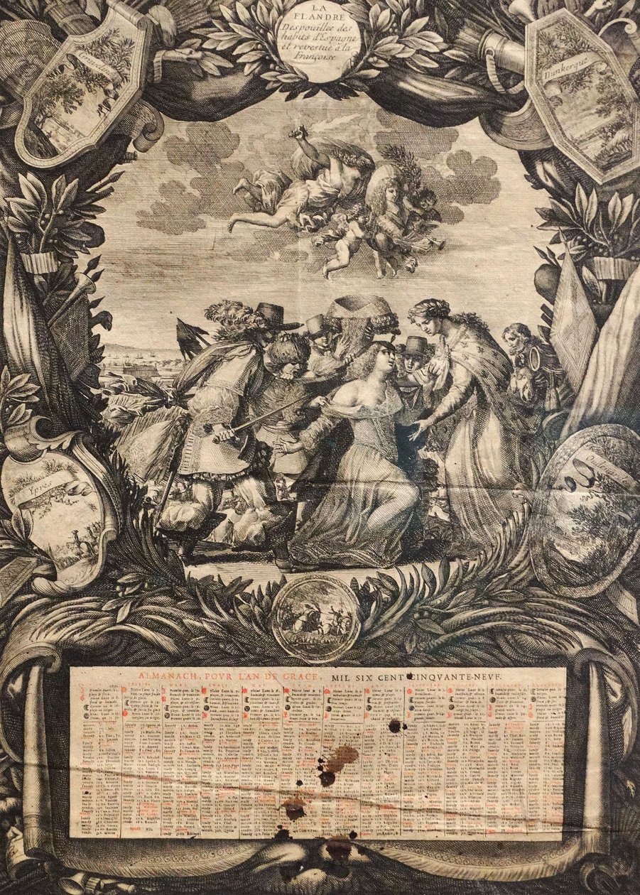 Allegori om Flanderns underkastelse till Ludvig XIV av Jean Lepautre