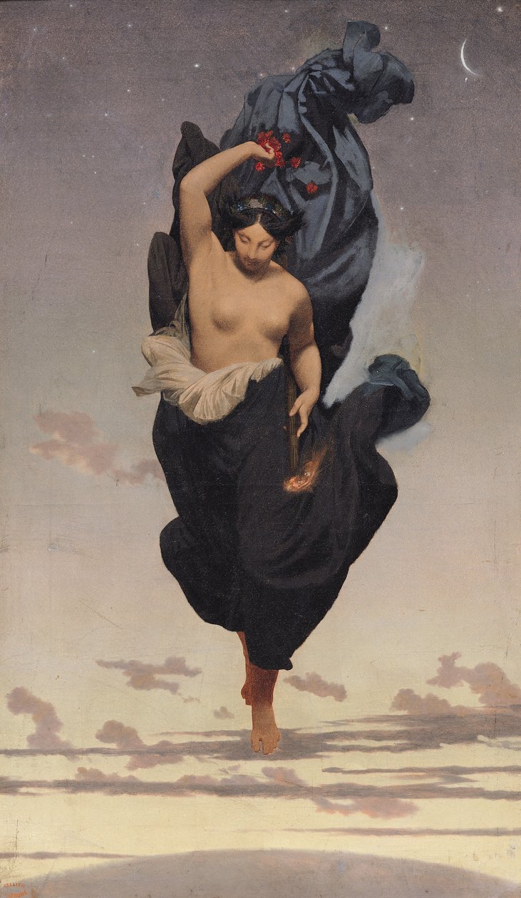 Natt, ca 1850-55 av Jean Leon Gerome