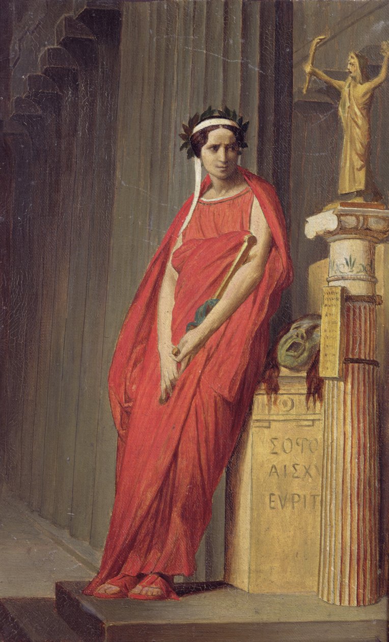 Rachel (1821-58) av Jean Leon Gerome