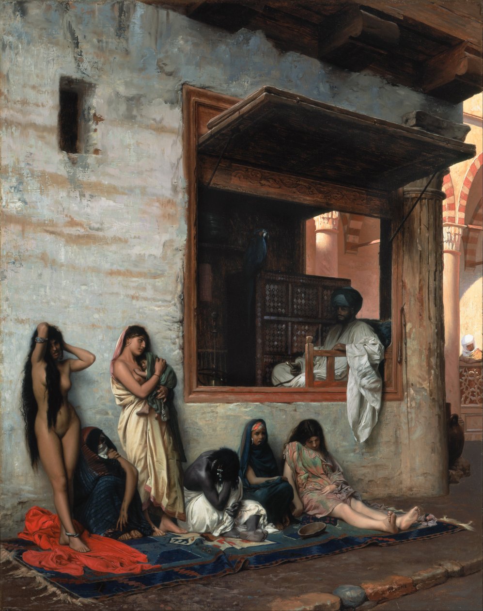 Slavmarknaden av Jean Leon Gerome