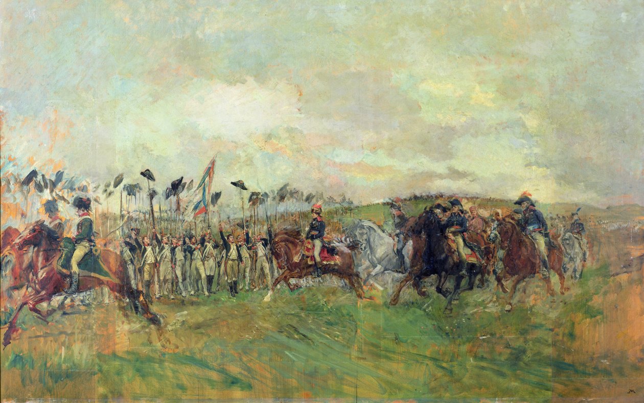 Morgonen för slaget vid Castiglione, 5 augusti 1796 av Jean Louis Ernest Meissonier