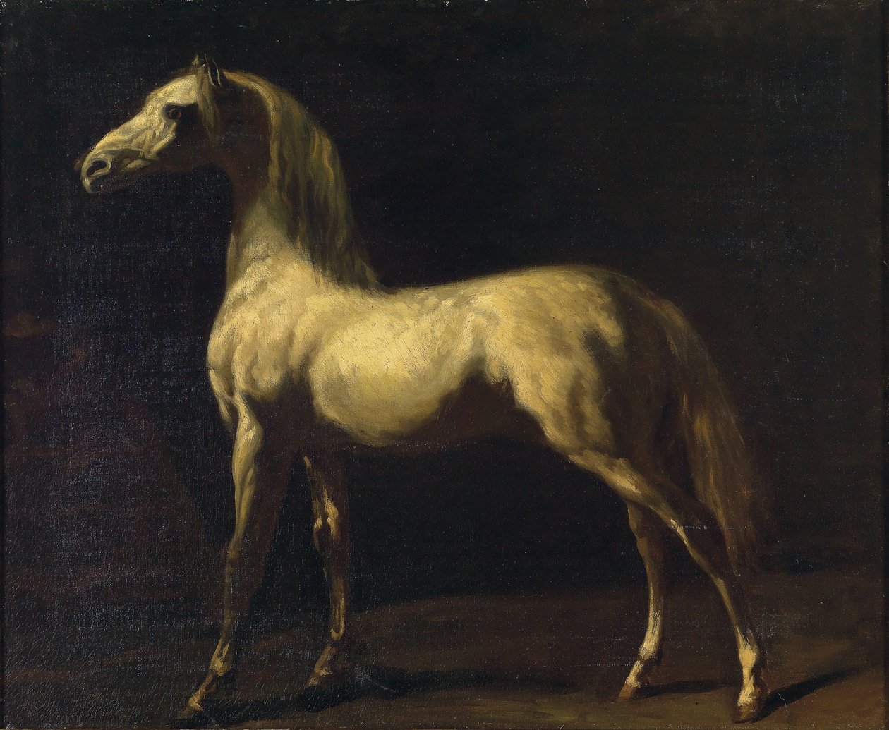En stående häst av Theodore Gericault
