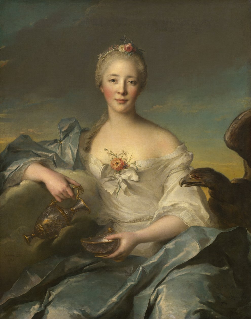 Hebe - Madame Le Fèvre de Caumartin av Jean Marc Nattier