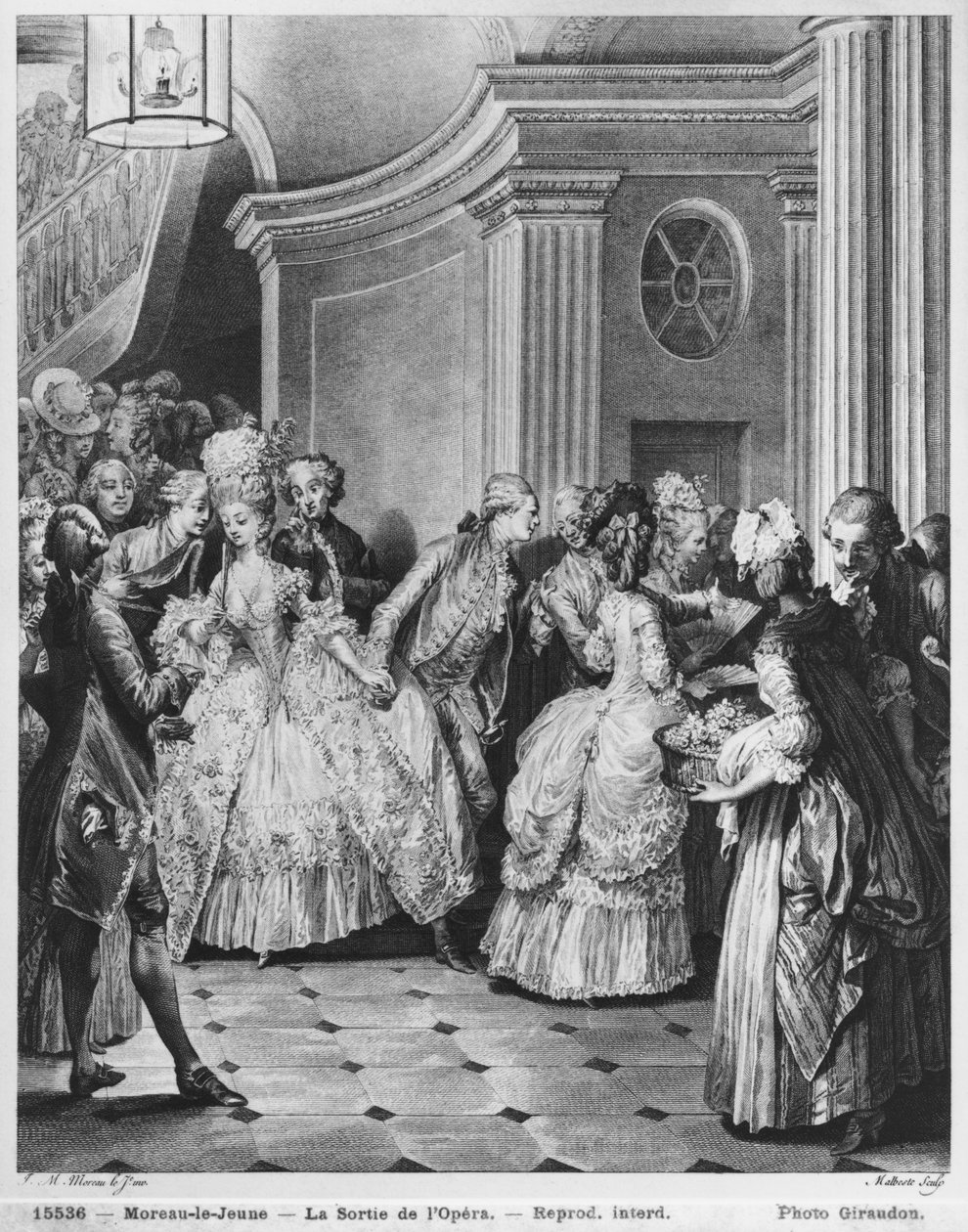 Sau mai le Opera, na vaneina e Georges Malbeste poʻo Malbete (1743-1809) swed av Jean Michel the Younger Moreau