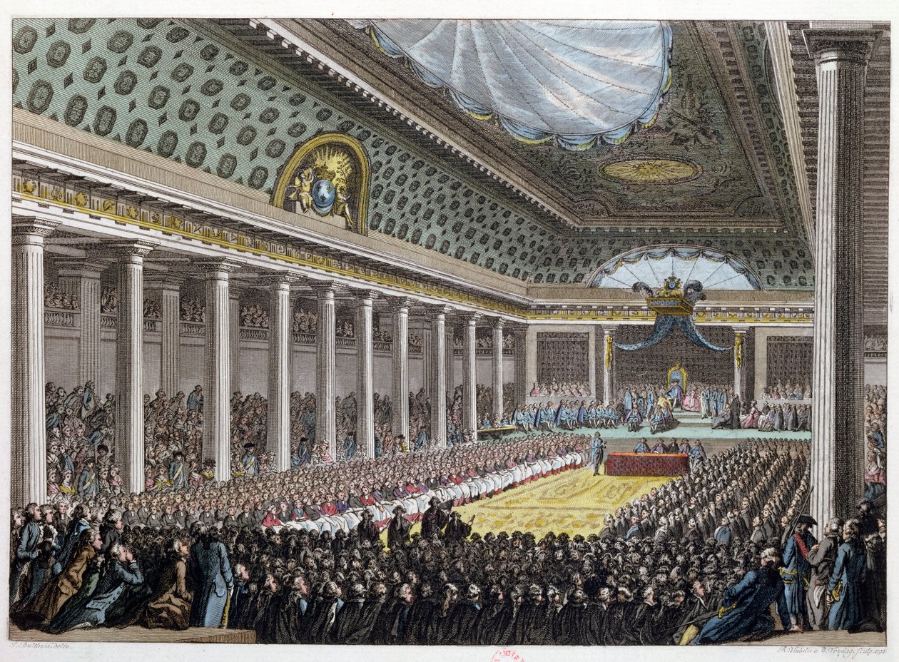 Invigning av generalständerna i Versailles, 5 maj 1789, från 