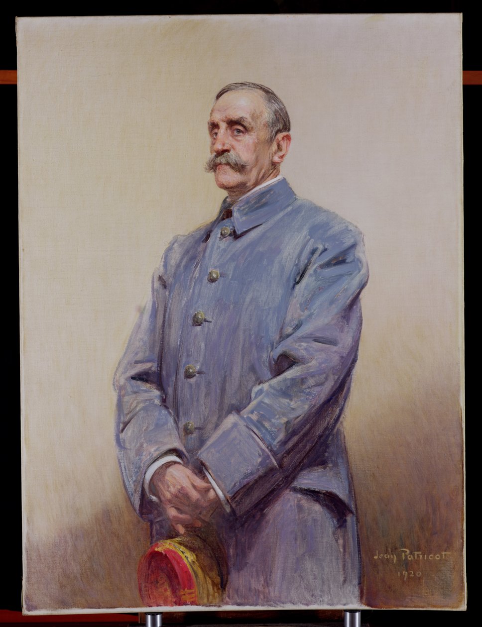 Porträtt av marskalk Ferdinand Foch (1851-1929) 1920 av Jean Patricot