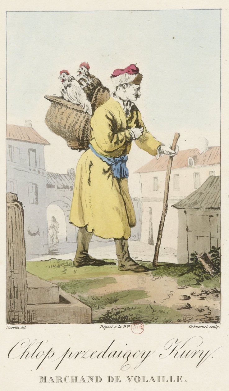 Norblin - Fjäderfähandlare av Jean Pierre Norblin de La Gourdaine