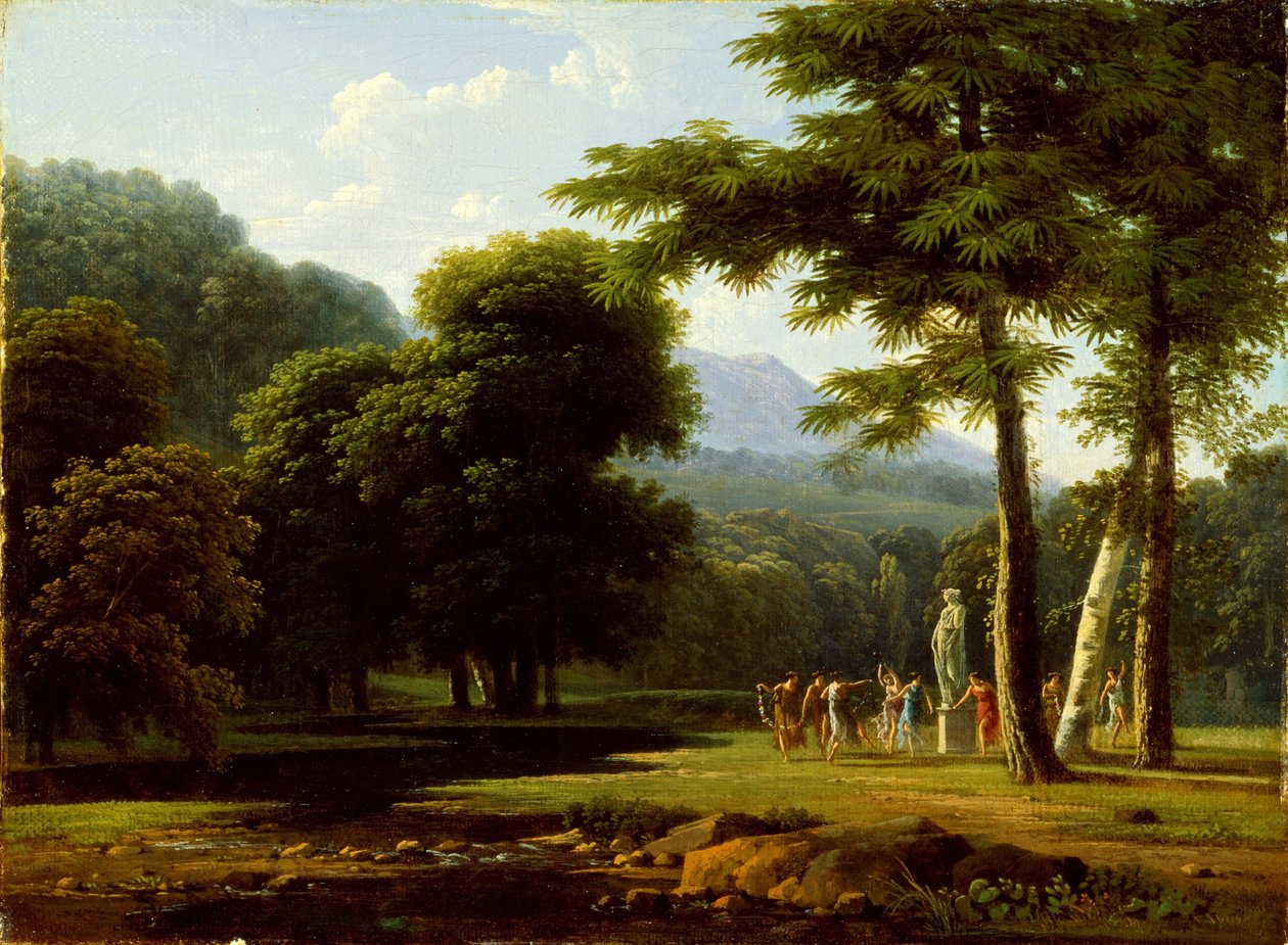 Landskap av Jean Victor Bertin