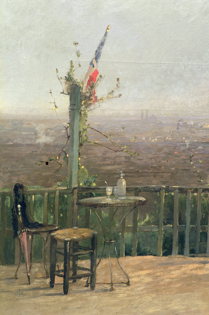 Paris sett från Montmartres höjder (detalj) (se även 164310, 164312) av Jean d