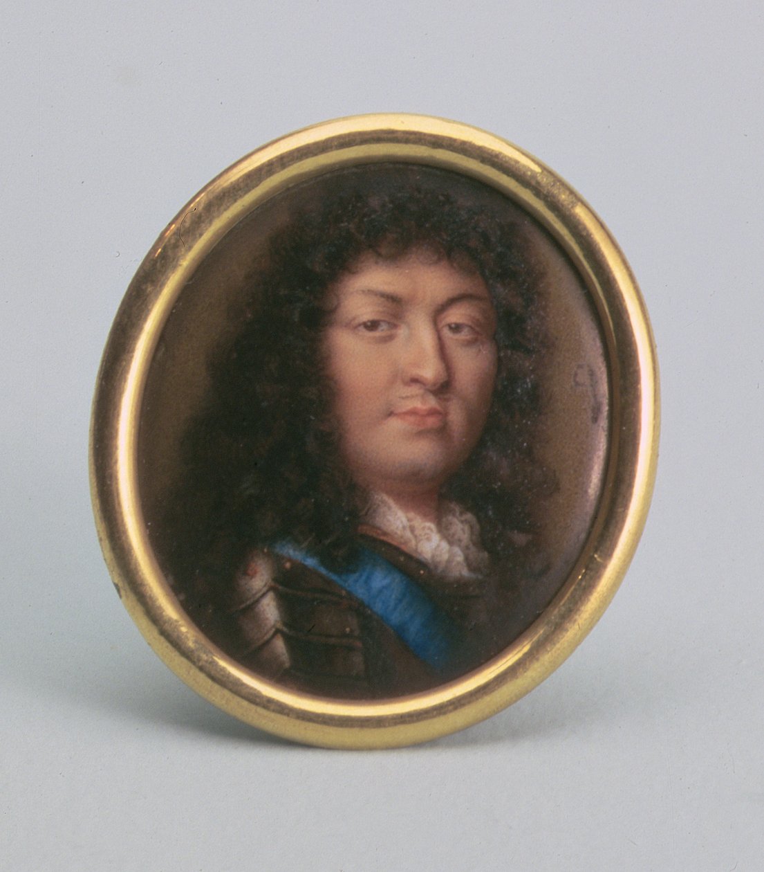 Porträtt av Ludvig XIV, kung av Frankrike (emalj) av Jean the Elder Petitot
