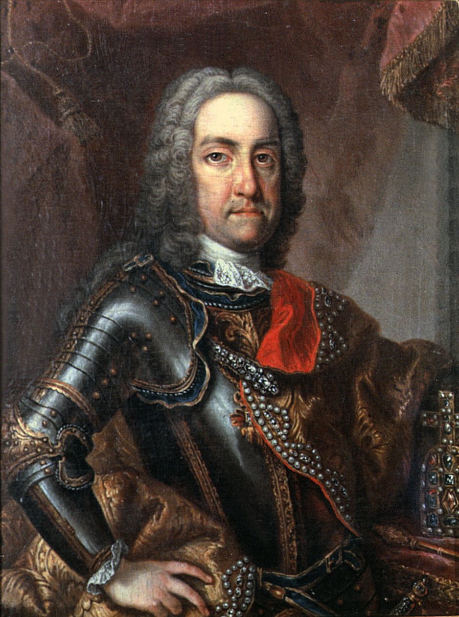 Karl VI (1685-1740) Helige romerske kejsare, far till kejsarinnan Maria Theresia av Österrike (1717-80) 1762 (postumt porträtt) av Jean Étienne Liotard