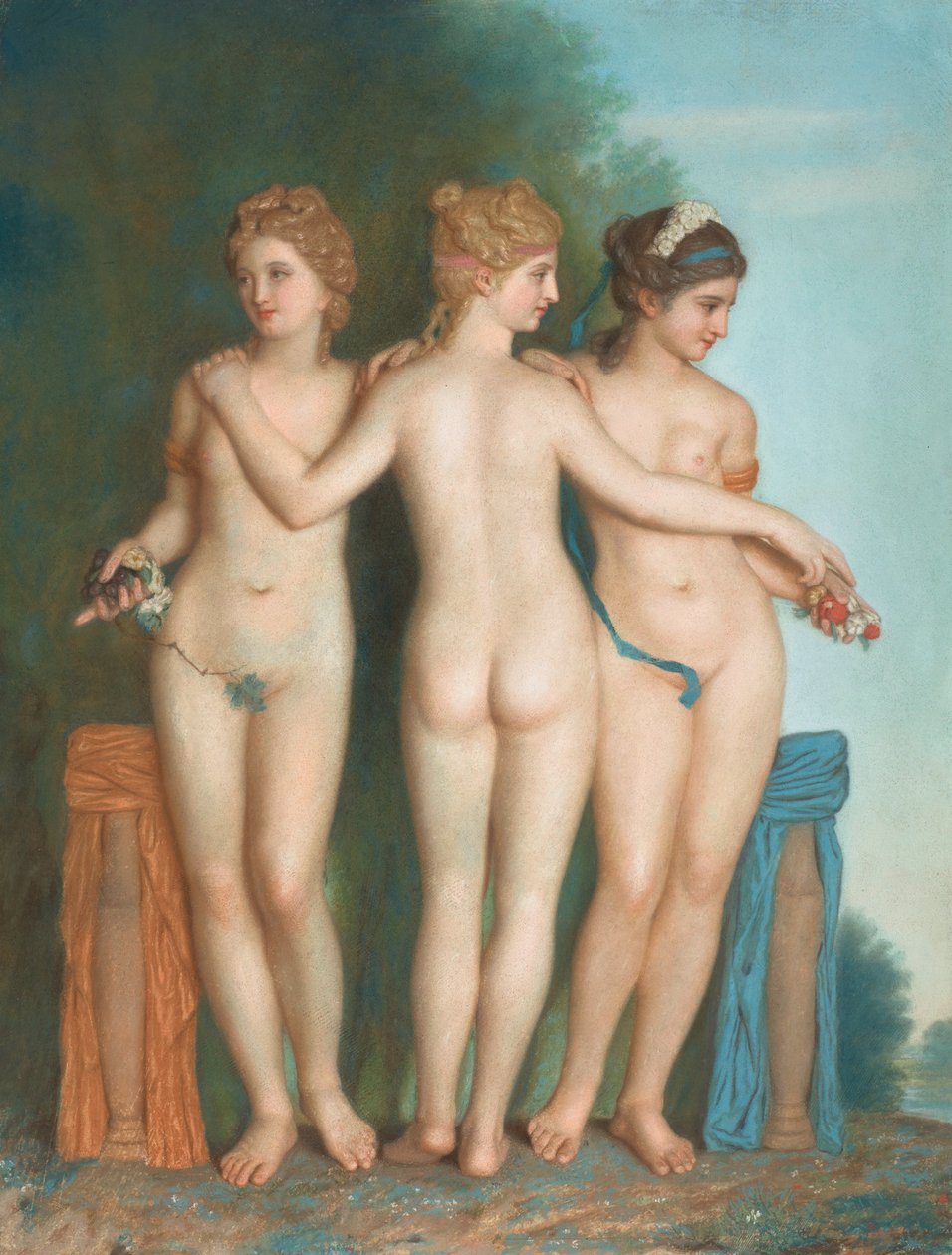 De drie Gratiën av Jean Étienne Liotard