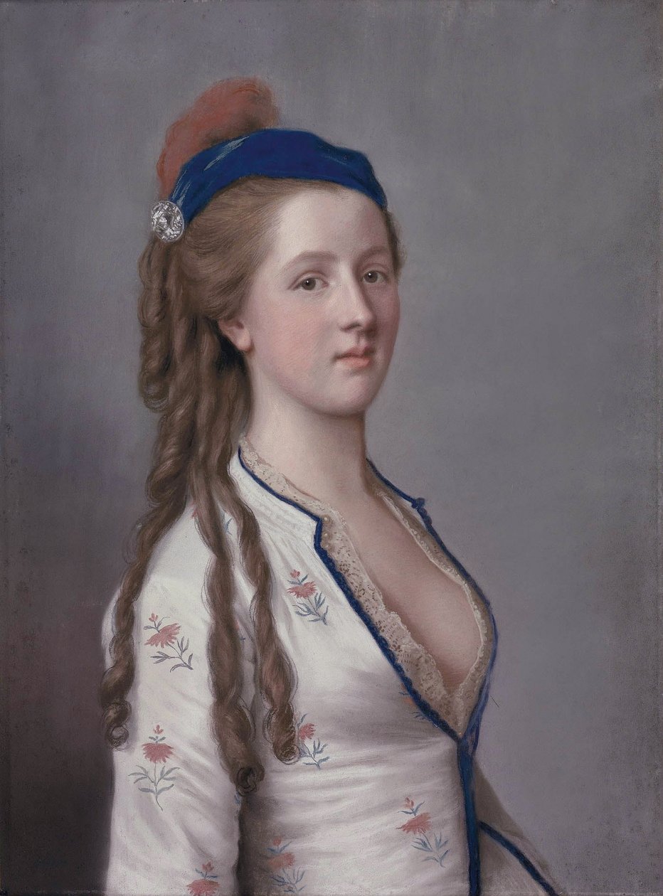 Lady Ann Somerset, Countess of Northampton  av Jean Étienne Liotard