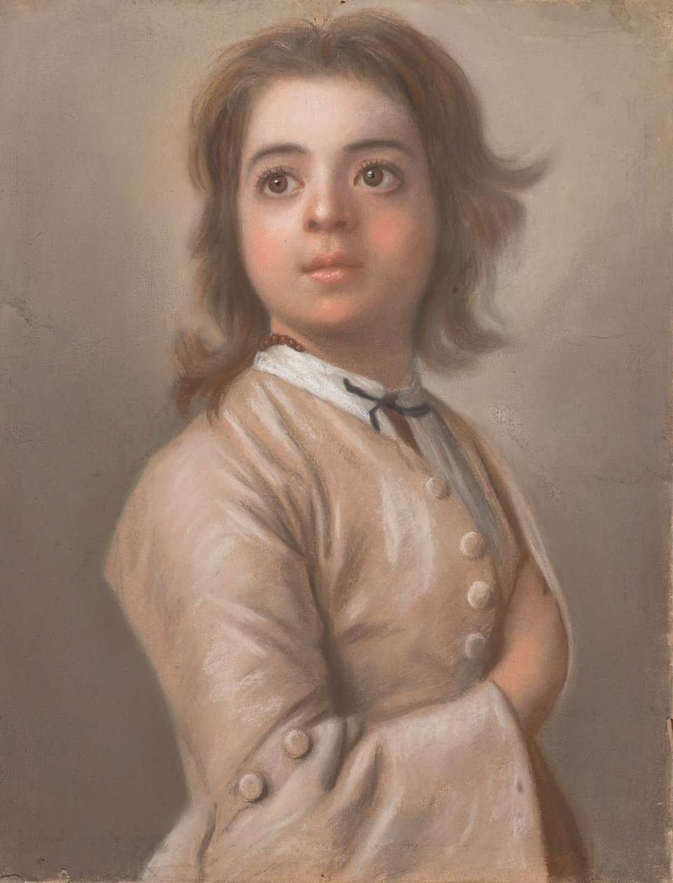 Studie van een jongen ter halve lijve av Jean Étienne Liotard