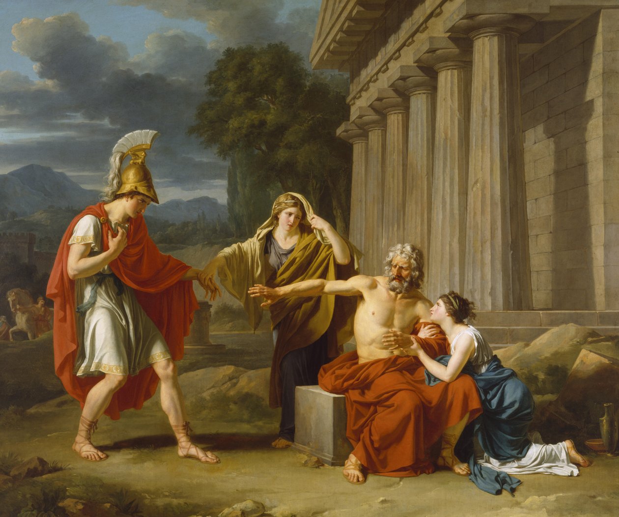 Oidipus vid Colonus av Jean Antoine Théodore Giroust