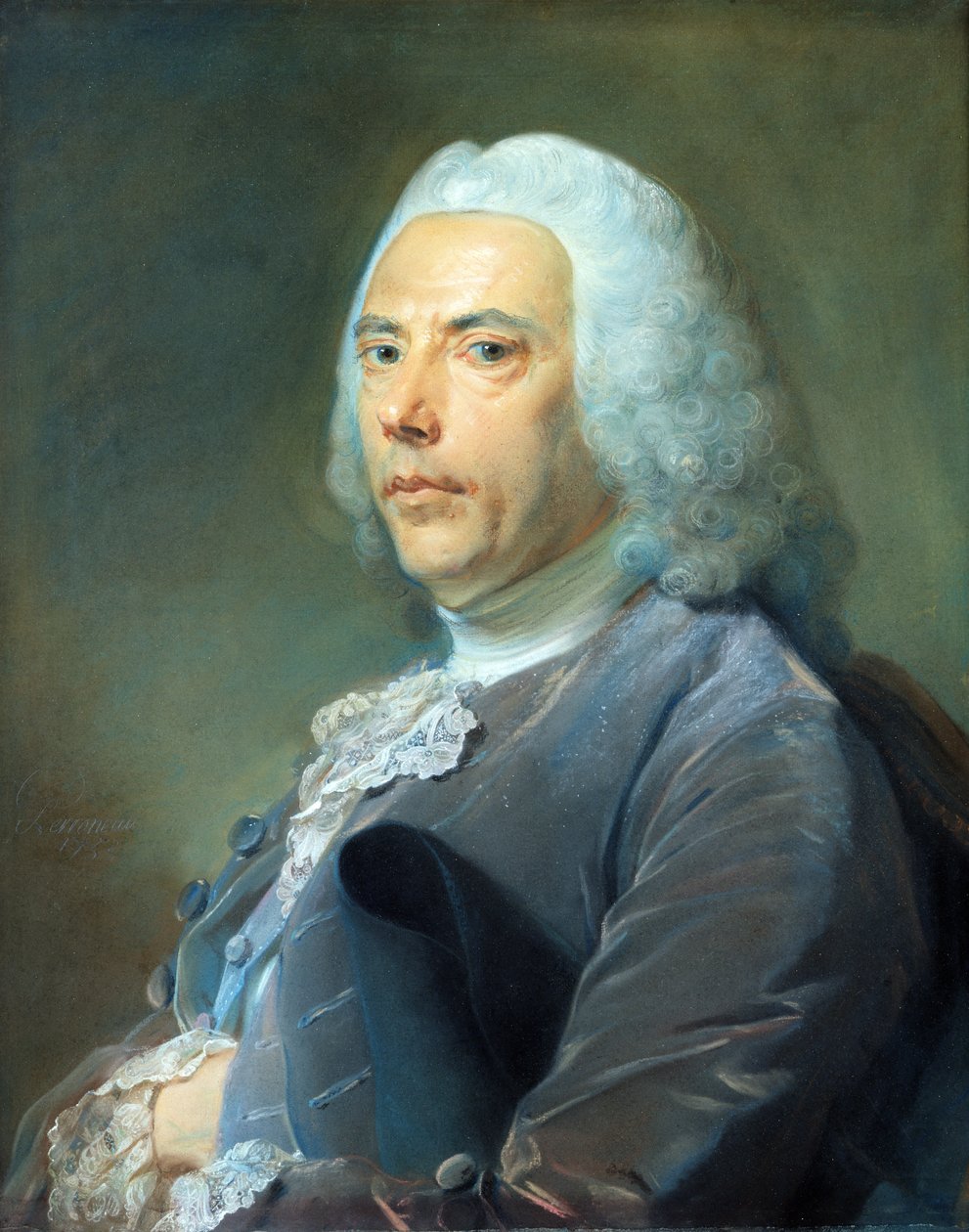 Pierre Bouguer (1698-1758) 1753 (pastell på papper) av Jean Baptiste Perronneau