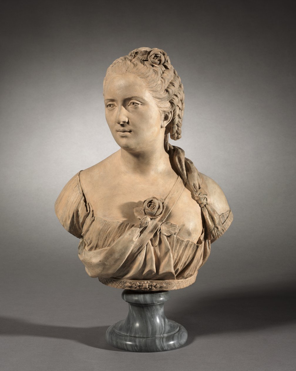 Porträtt av en kvinna, 1759 av Jean Baptiste Defernex