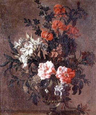 Stilleben, liljor och andra blommor av Jean Baptiste Monnoyer