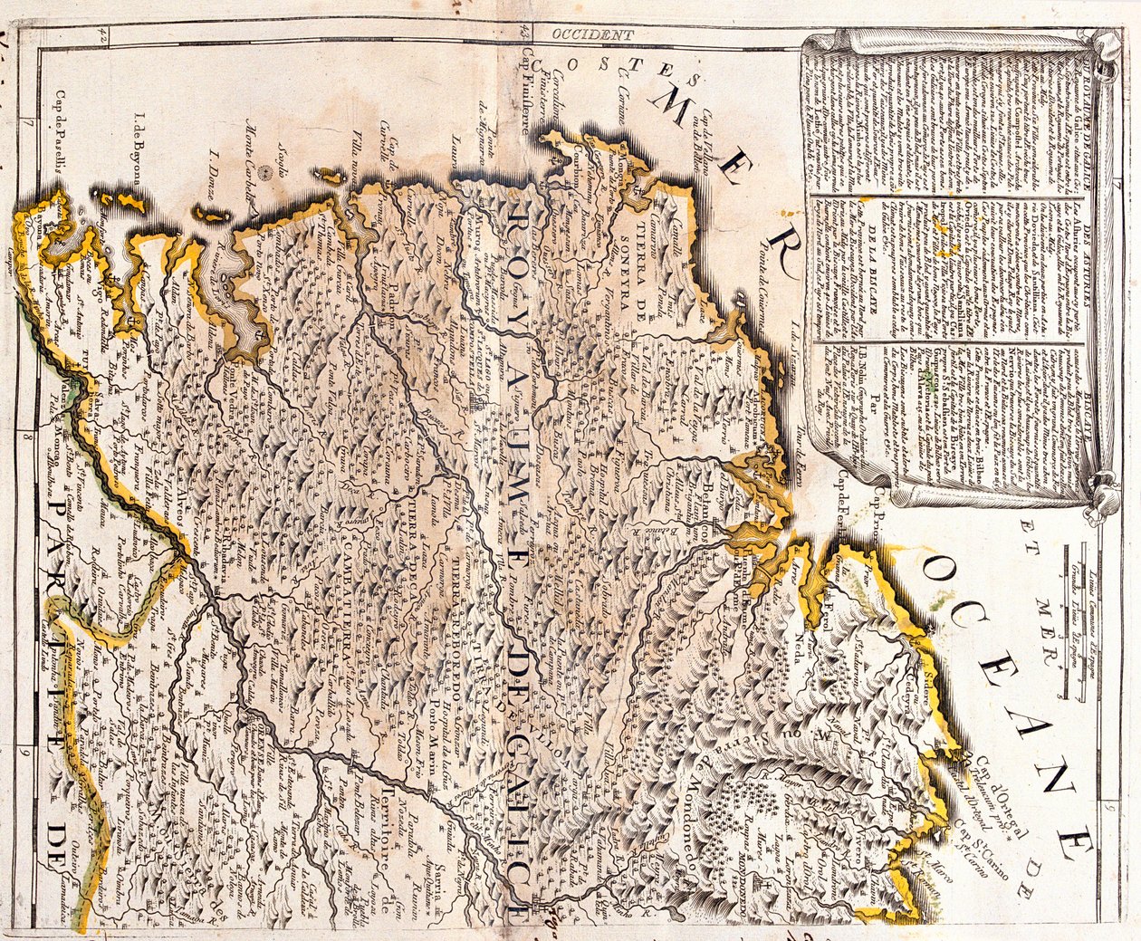 Galicien, Spanien av Jean Baptiste Nolin