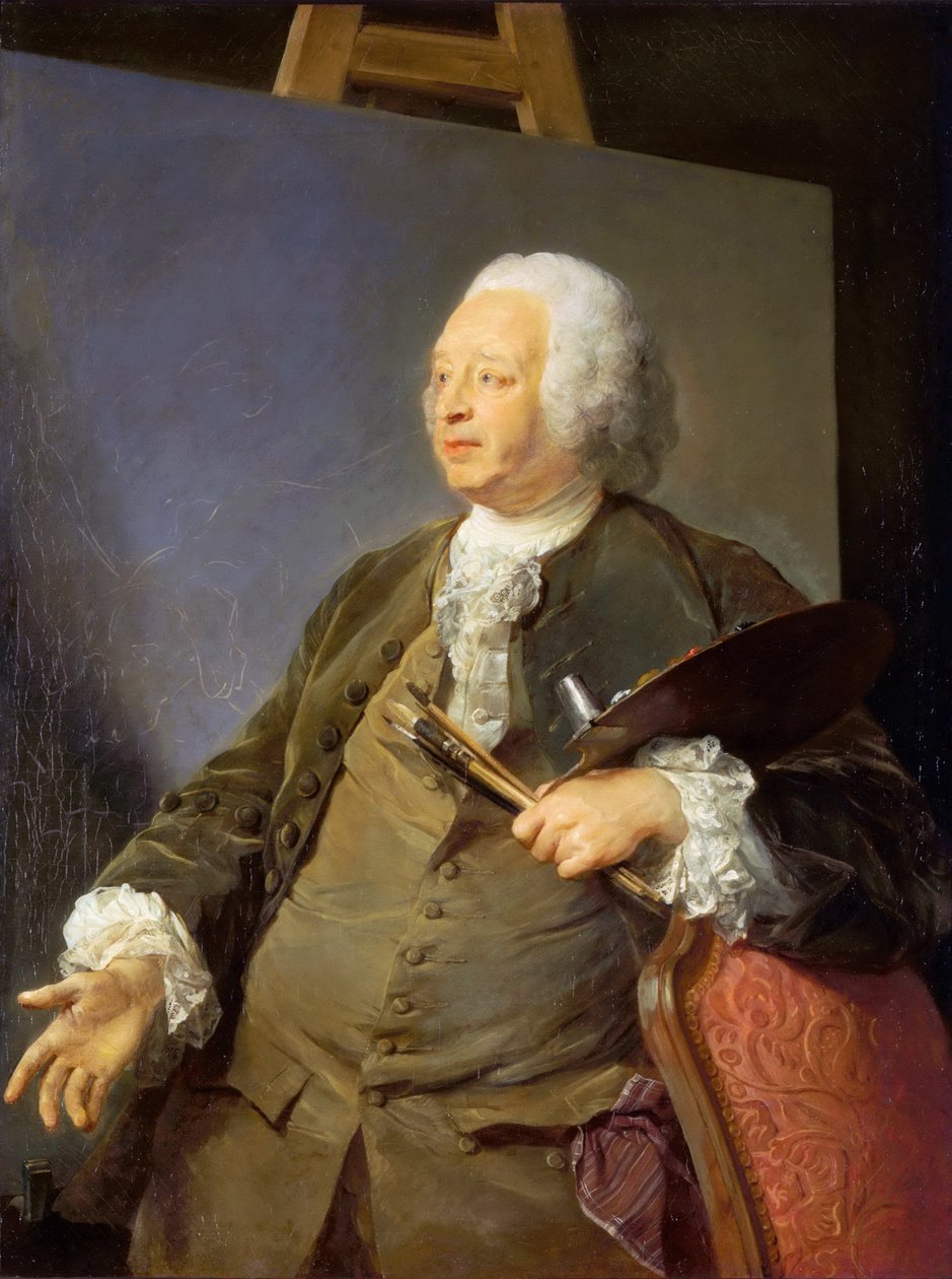 Porträtt av Jean-Baptiste Oudry av Jean Baptiste Perronneau