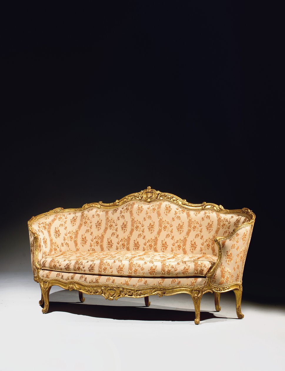 Louis XV soffa av Jean Baptiste Tilliard