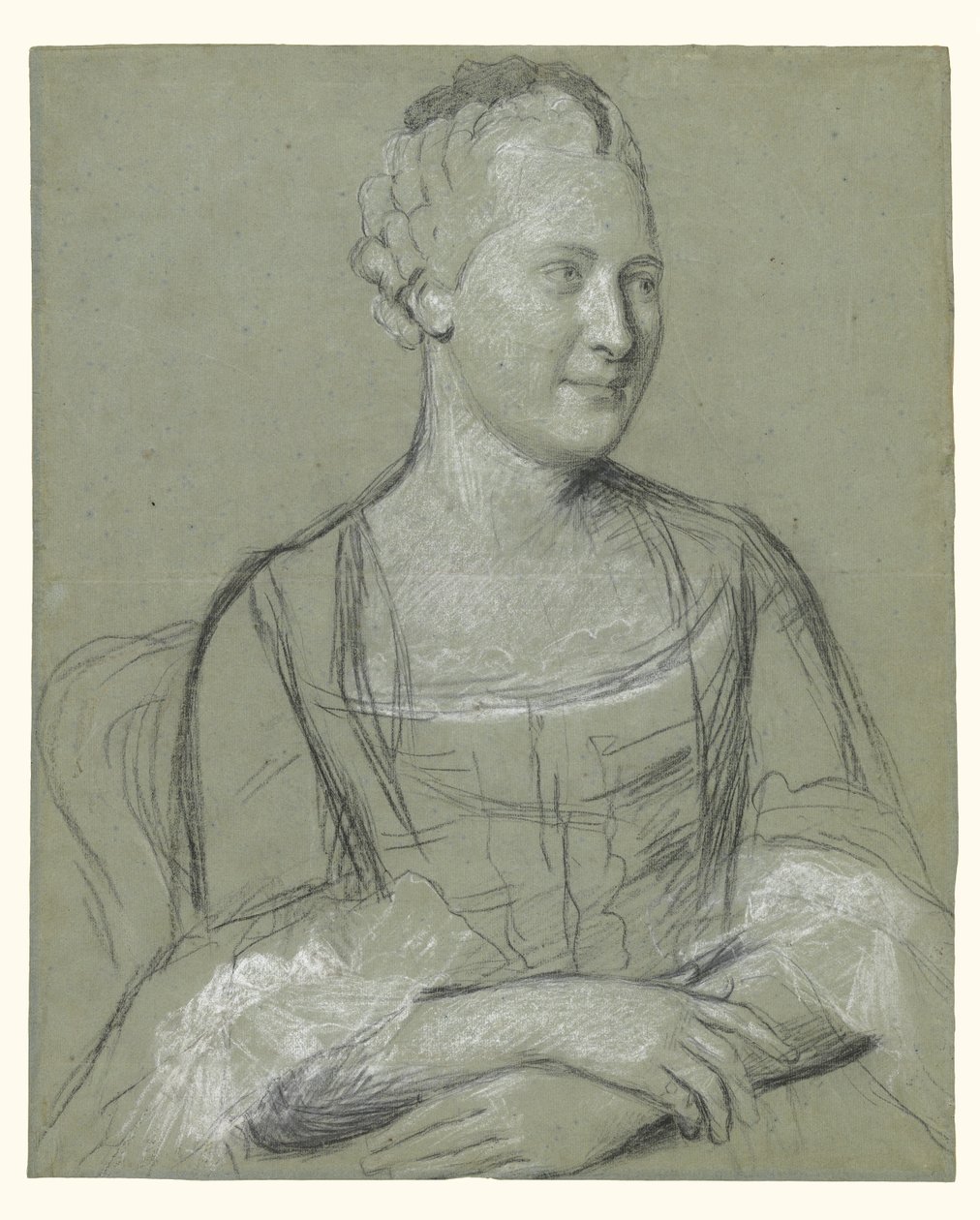 Porträtt av en kvinna av Jean Etienne Liotard