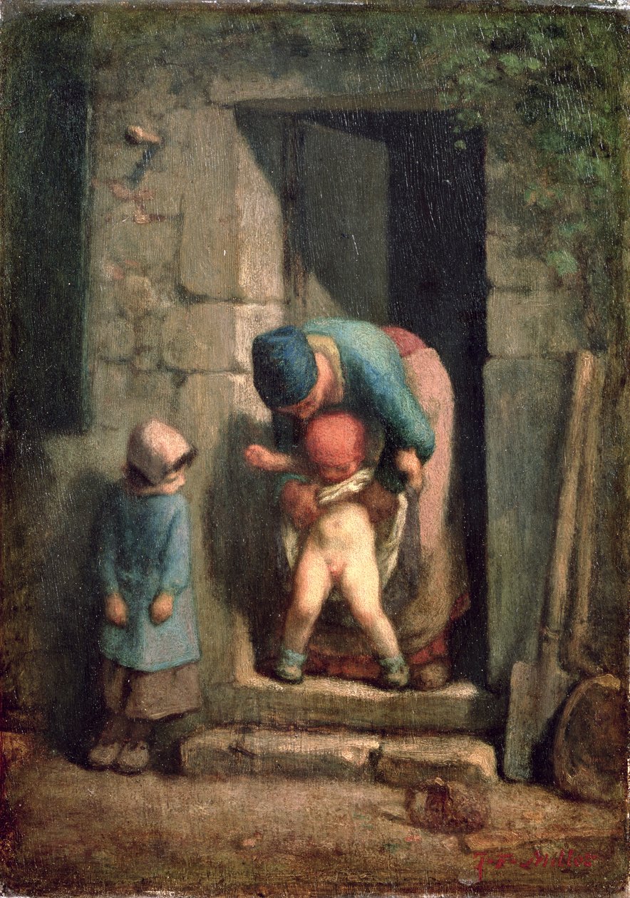 Mödravården, 1855-57 av Jean Francois Millet