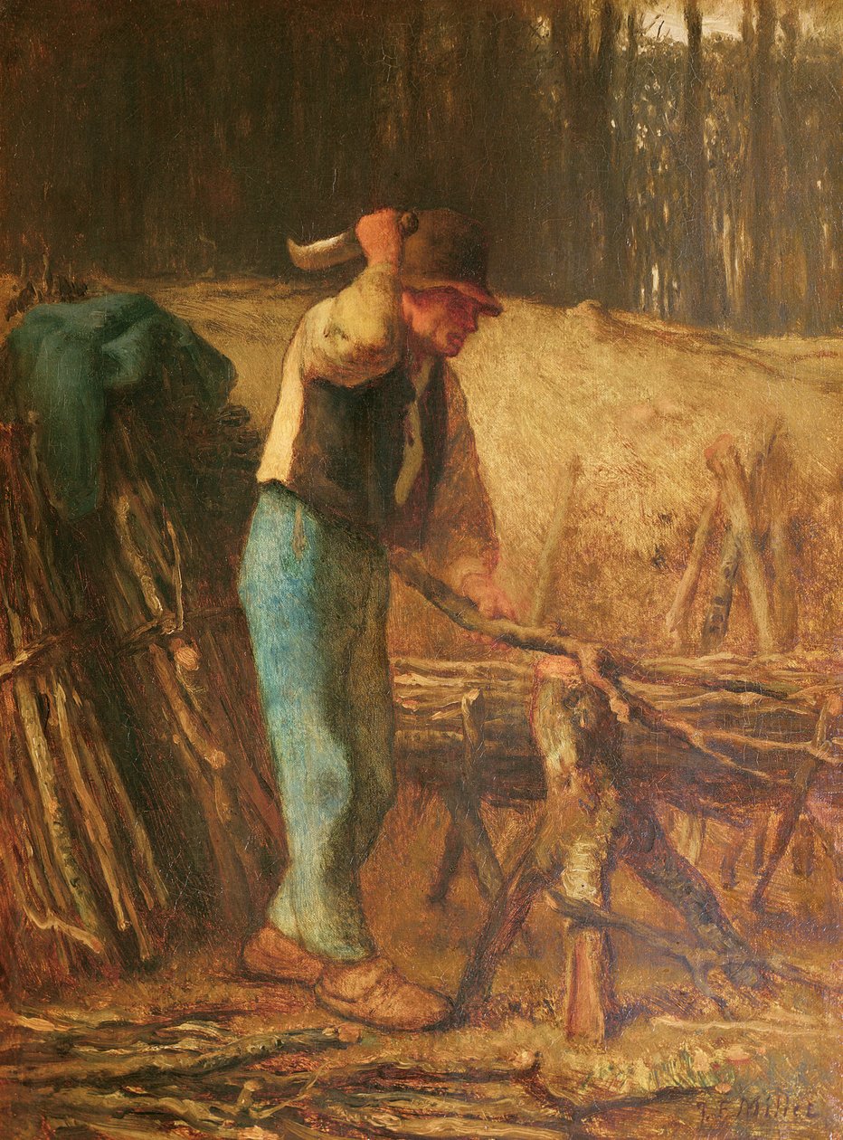 Träspaltaren av Jean Francois Millet