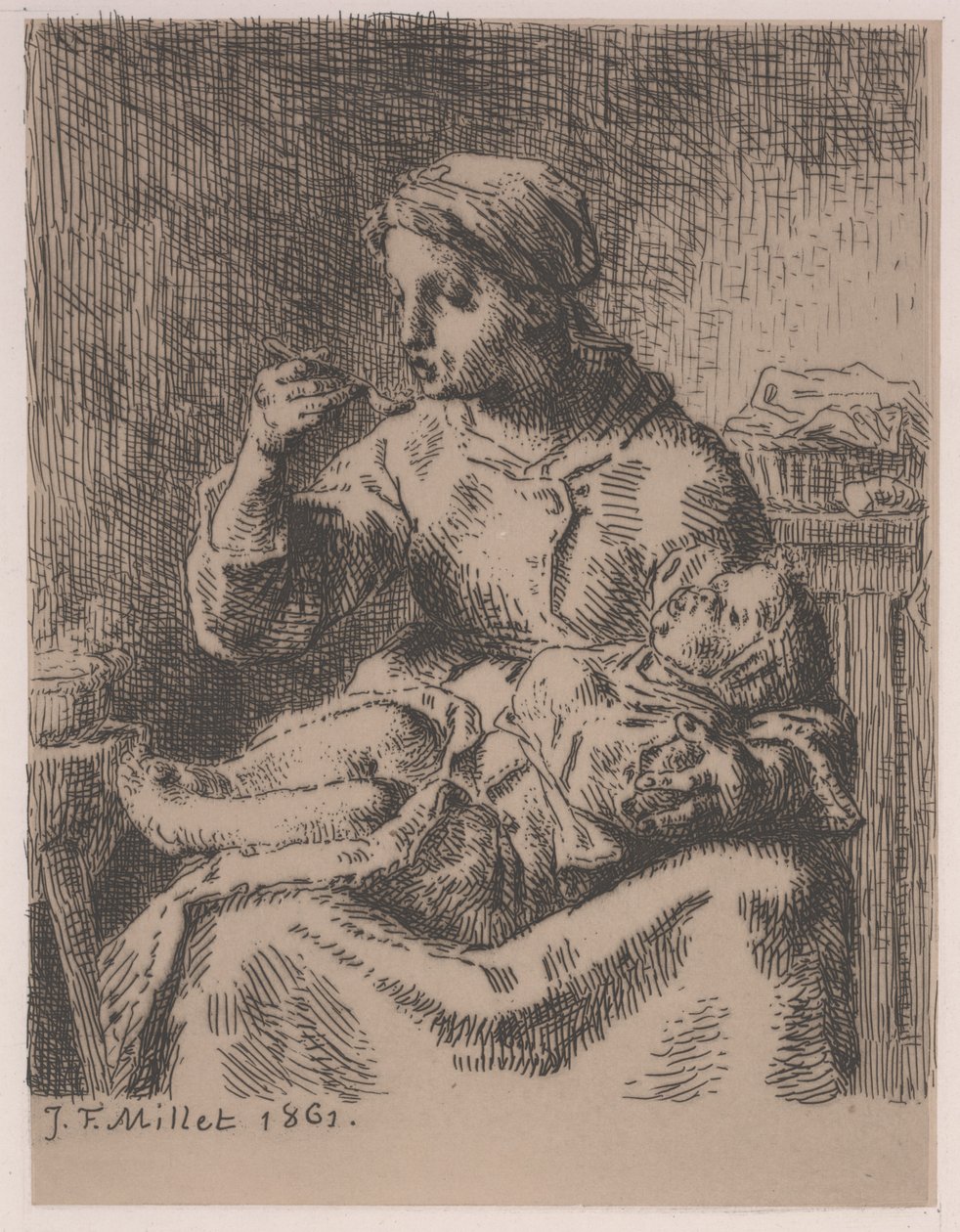 Vällingen av Jean Francois Millet