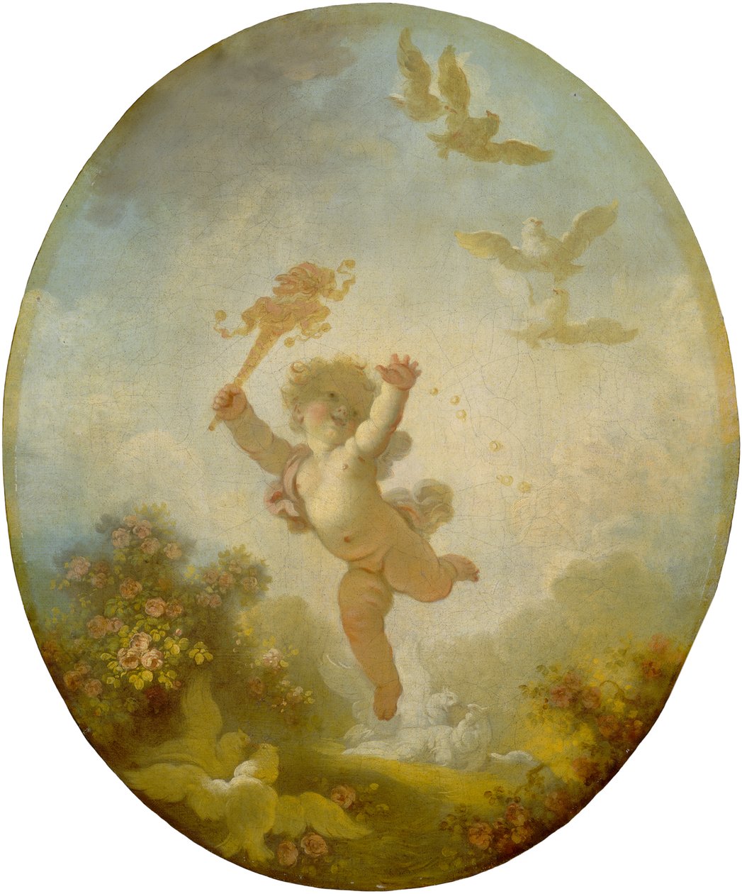 Kärlek som dårskap, c.1773-76 av Jean Honore Fragonard