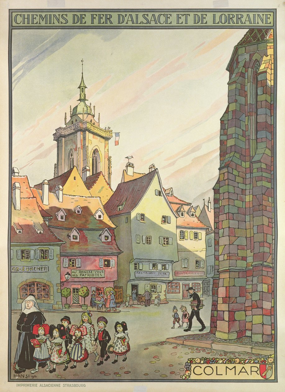 Colmar affisch av Jean Jacques Waltz
