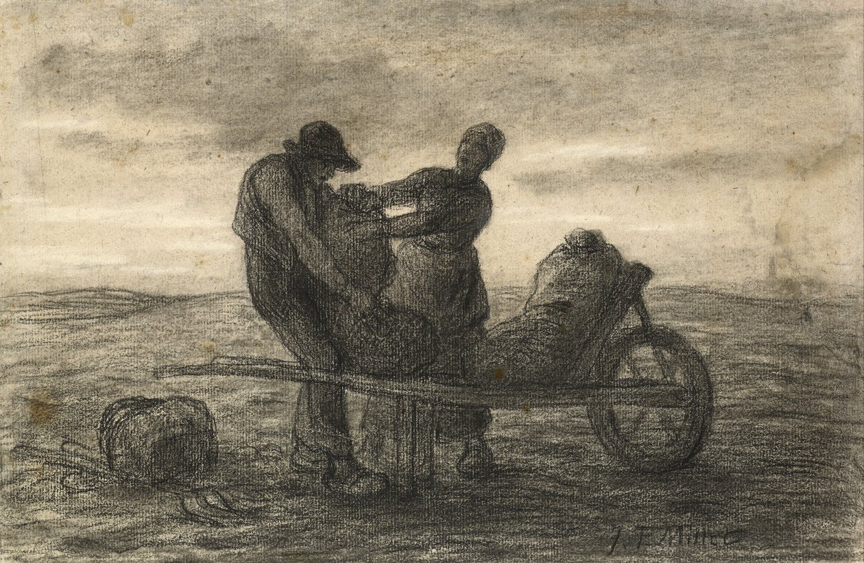 The Potato Harvest  av Jean Francois Millet