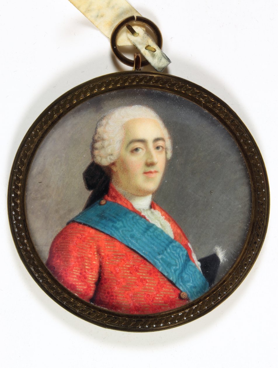 Ludvig XV, kung av Frankrike (emalj) av Jean Adam Serre