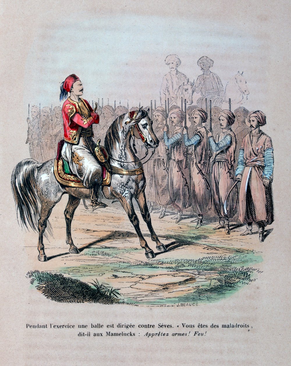 Suleiman pasha, 1847 av Jean Adolphe Beauce