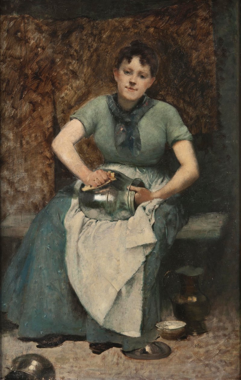 Tjänaren, c.1875-90 av Jean Alexandre Joseph Falguiere