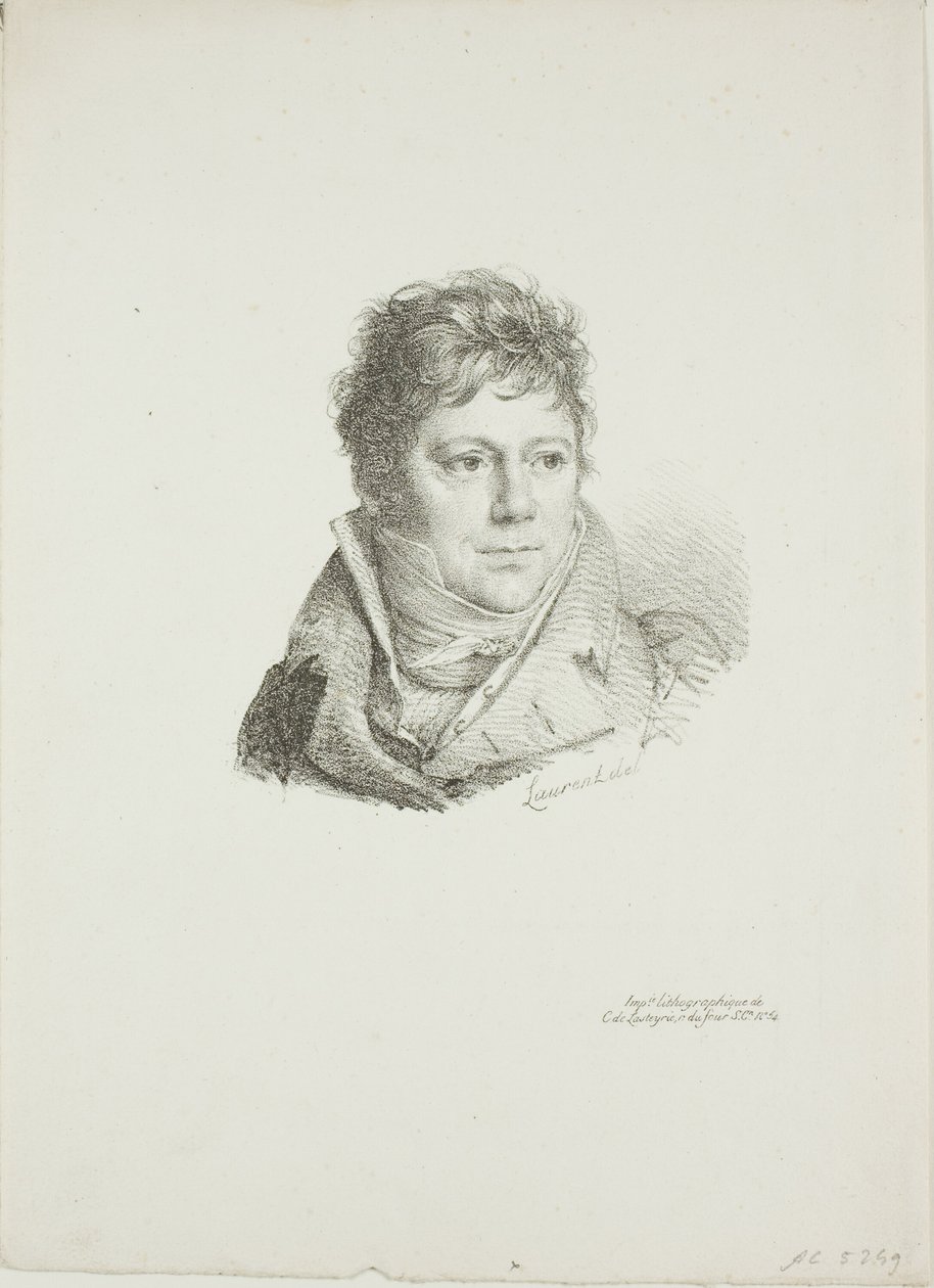 Porträtt av M. Chenard av Jean Antoine Laurent