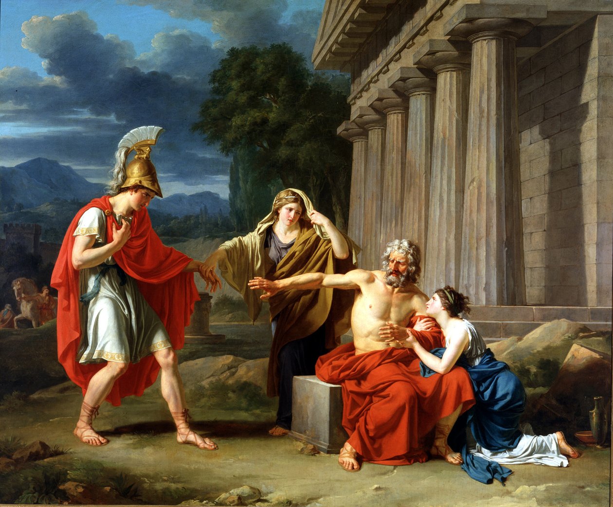 Oidipus i Kolonos av Jean Antoine Théodore Giroust