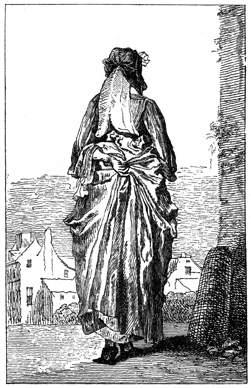Fransk kostym, 1885. av Jean Antoine Watteau