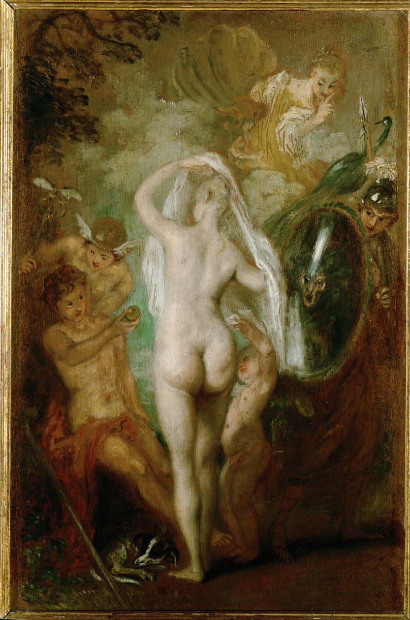 Domen i Paris ... av Jean Antoine Watteau