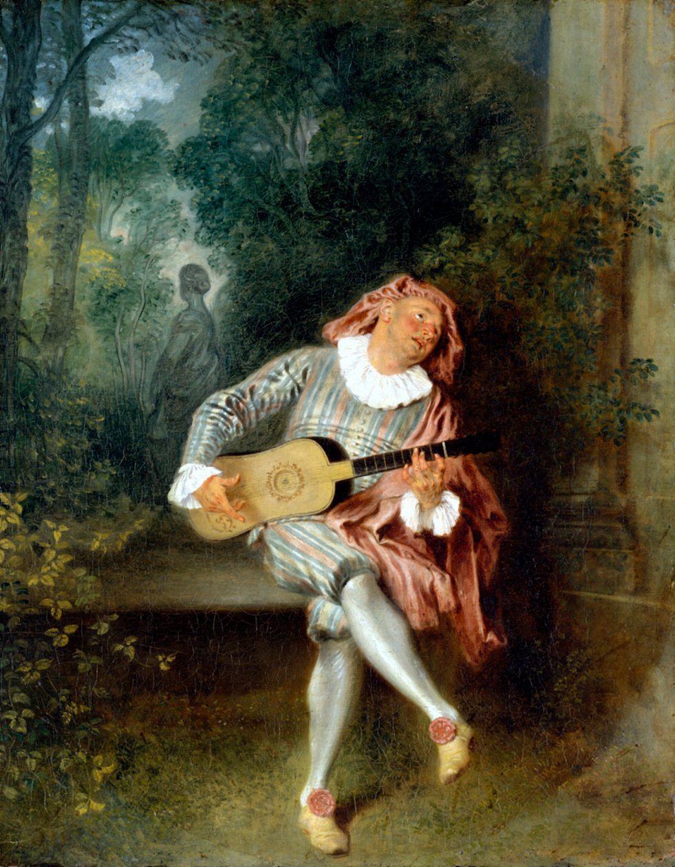 Mezzetin av Jean Antoine Watteau