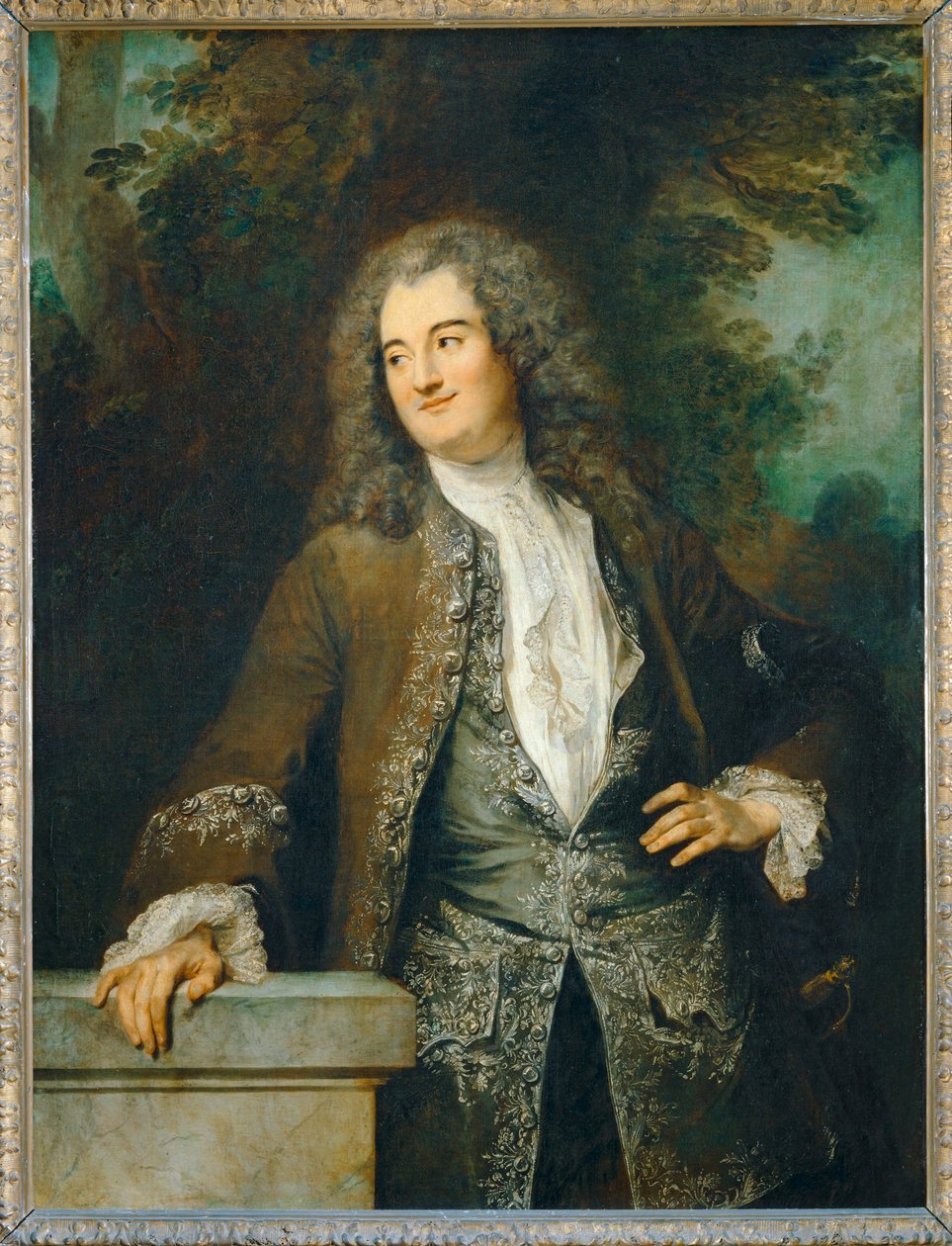 Porträtt av en adelsman ... av Jean Antoine Watteau